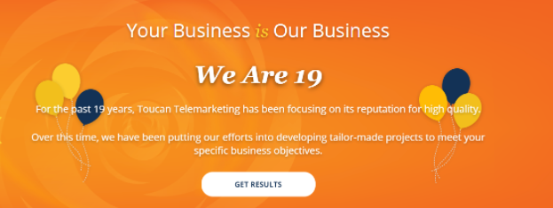 Toucan telemarketing