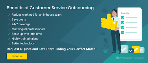 benefits of customer outsourcing