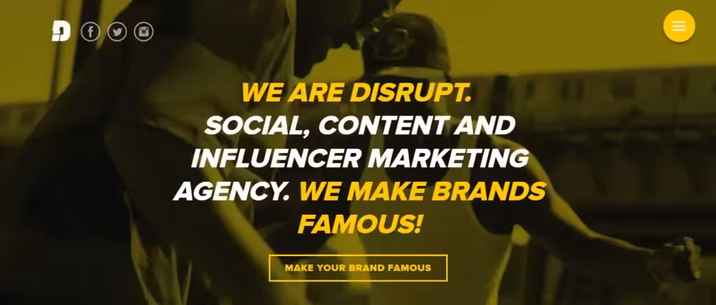 Disruptmarketing.co - Let them make your brand famous