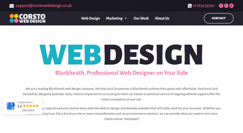 Corstoweb Design