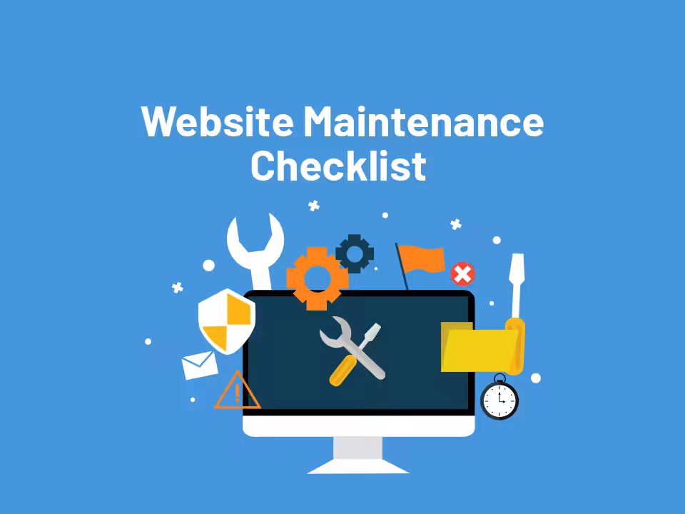 Free Website Maintenance Checklist 2026 ( Download Free PDF)