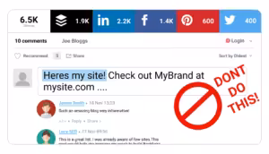 Building Spammy Backlinks from Blog Comments
