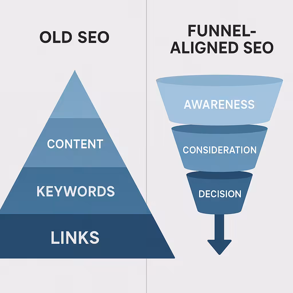 Old SEO vs. Funnel-Aligned SEO