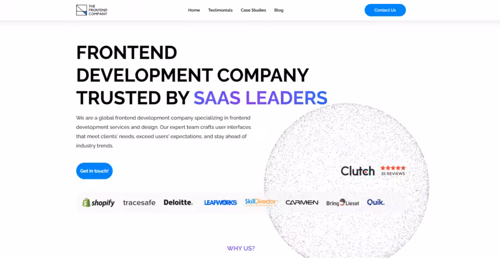 the fronted company